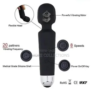 Electric Magic Wand Massager Cordless Personal Body Intimate Vibrator