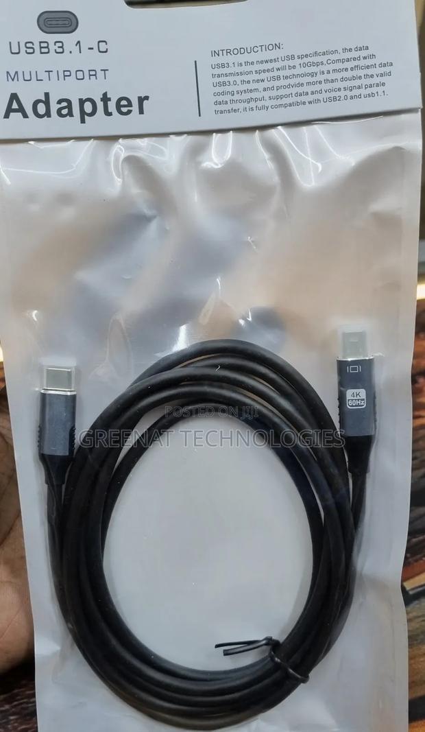 Mini DisplayPort to Type-C Cable - USB-C to Mini DP 60Hz Adapter