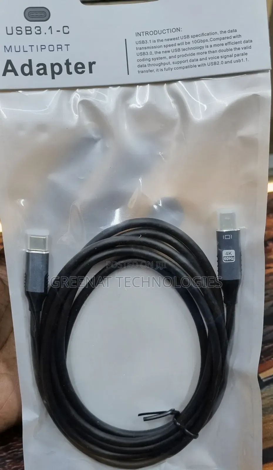 Mini DisplayPort to Type-C Cable - USB-C to Mini DP 60Hz Adapter