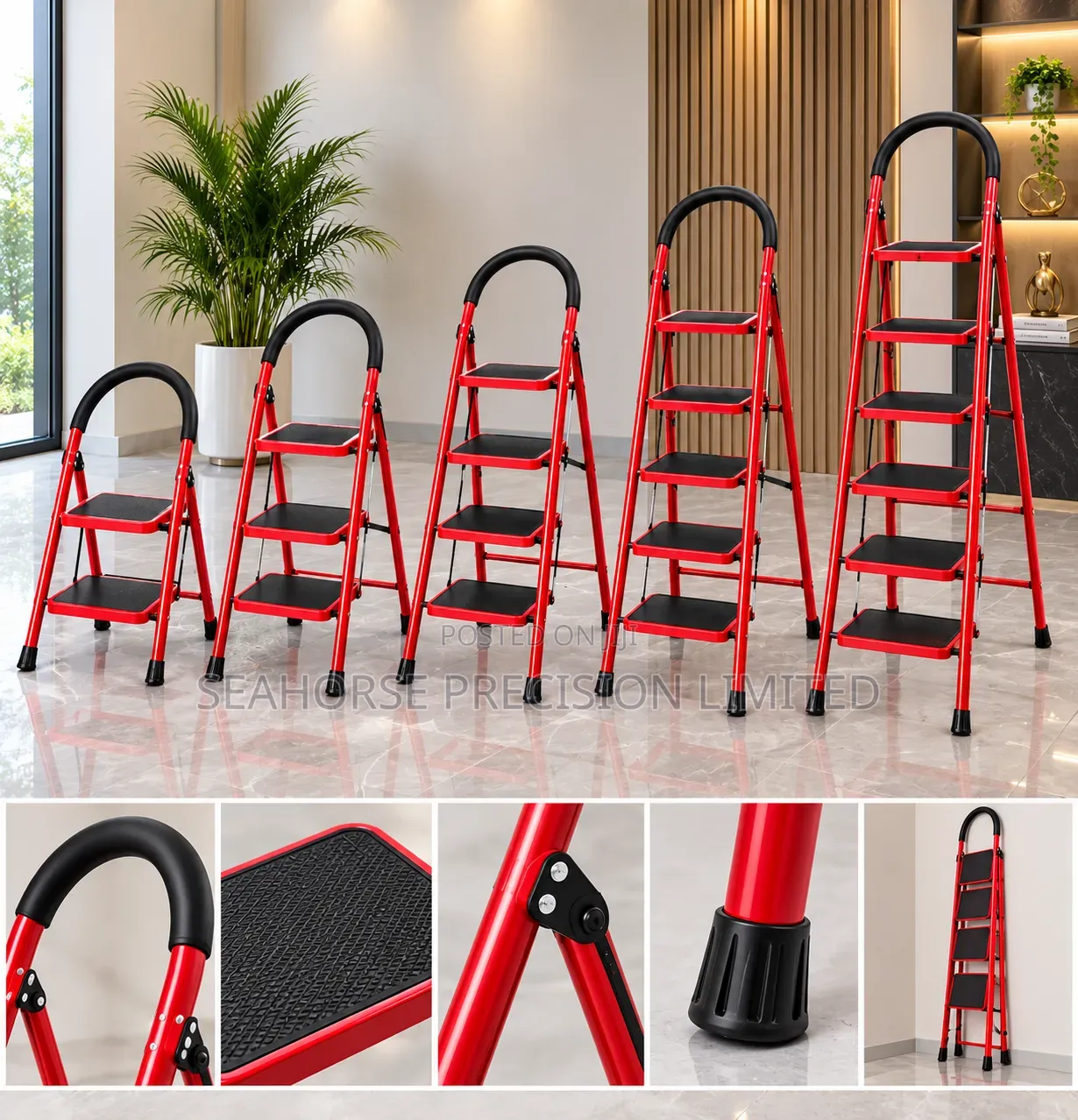 Heavy-Duty Step Ladders – Strong, Stable Reliable!