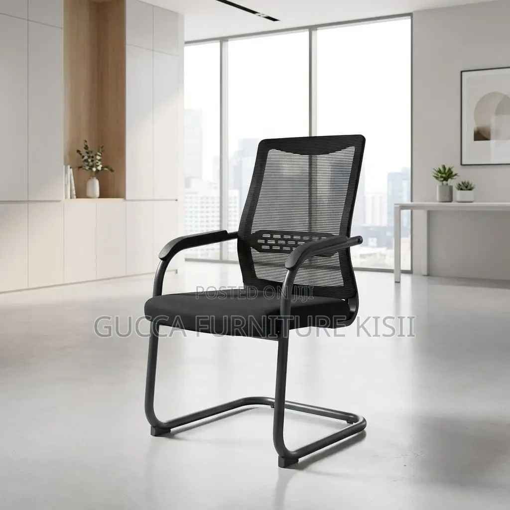 Office Chairs; Office Mesh Cantilever Conference Chair