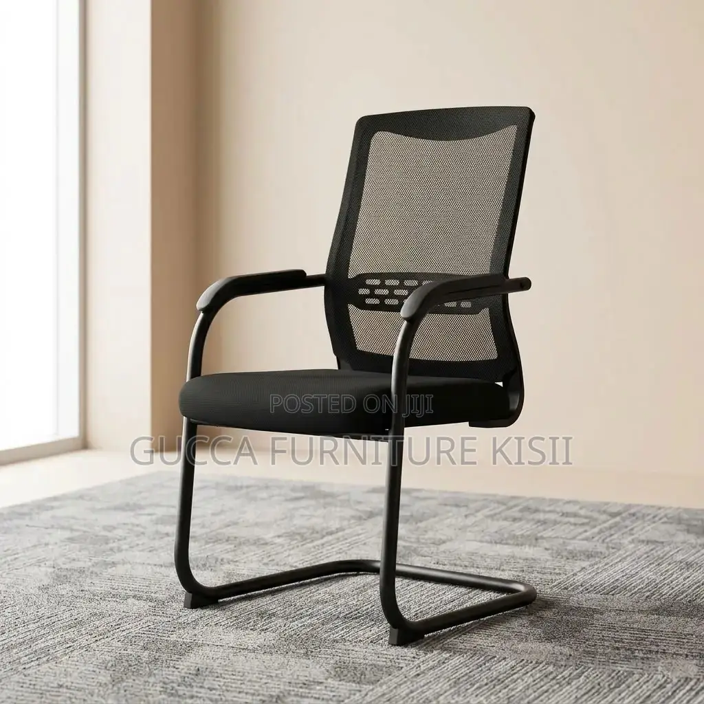 Office Chairs; Office Mesh Cantilever Conference Chair