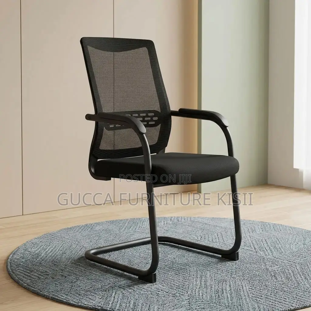 Office Chairs; Office Mesh Cantilever Conference Chair