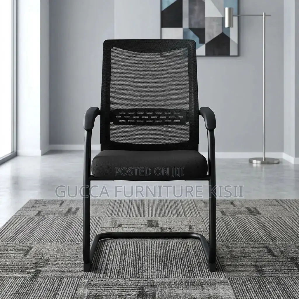 Office Chairs; Office Mesh Cantilever Conference Chair