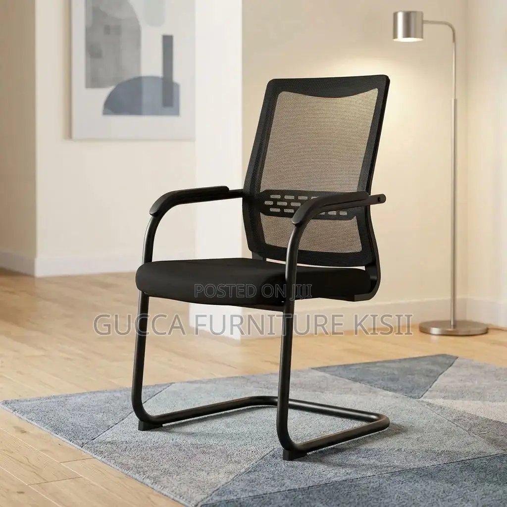 Office Chairs; Office Mesh Cantilever Conference Chair