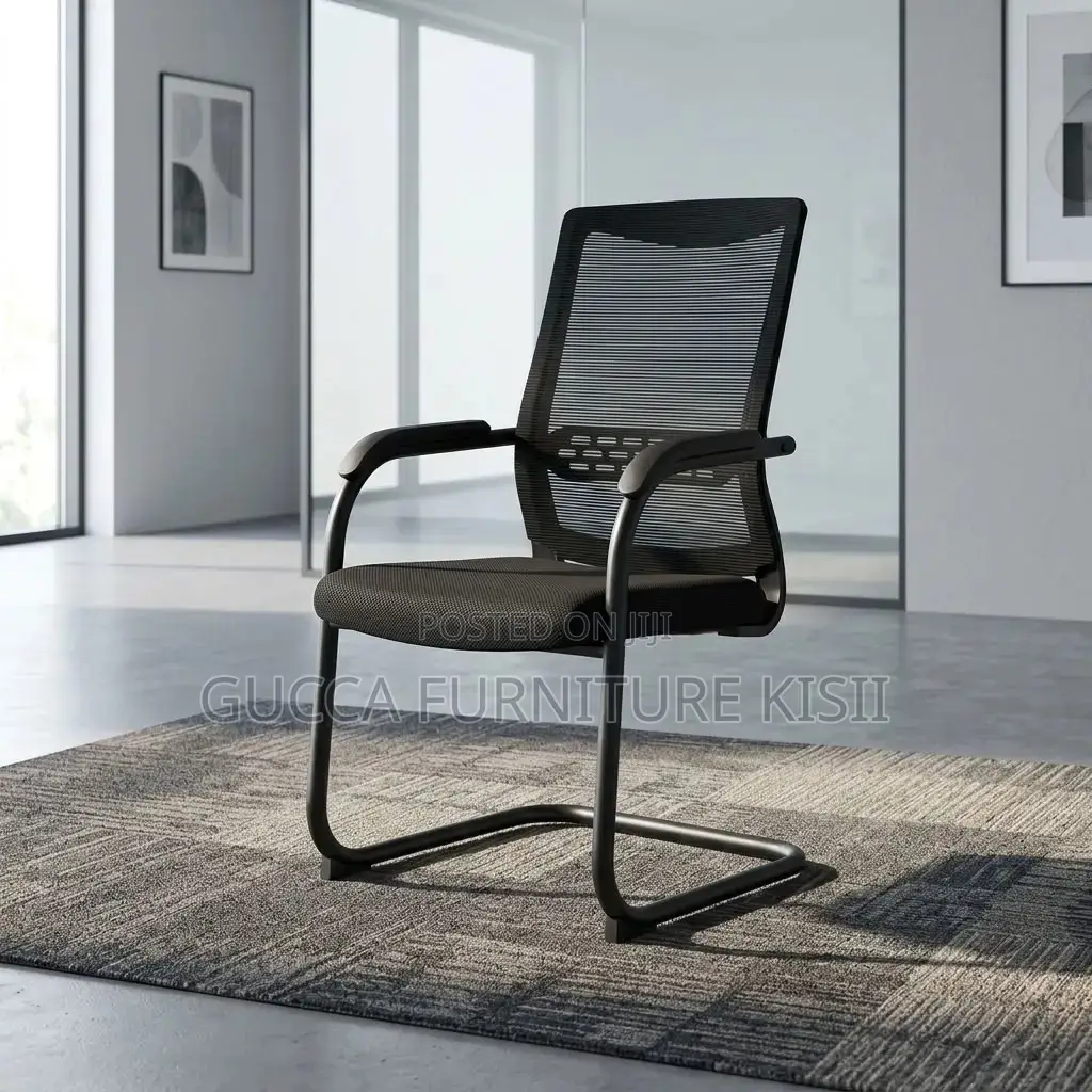 Office Chairs; Office Mesh Cantilever Conference Chair