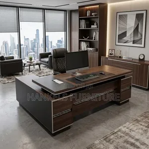 L-Shaped Executive Office Desk – Premium Desk