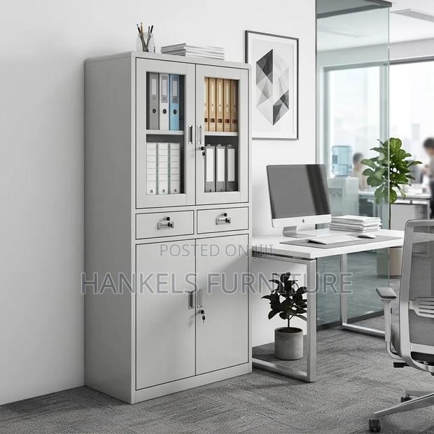 2-Door Metallic Filing Office Cabinet – Office Storage