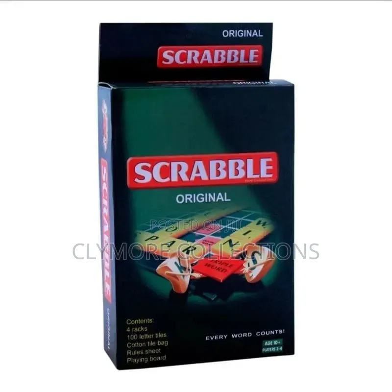 Portable Mini Scrabble Game Set - Educational Vocabulary Board Game
