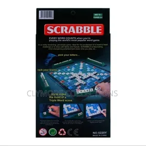 Portable Mini Scrabble Game Set - Educational Vocabulary Board Game