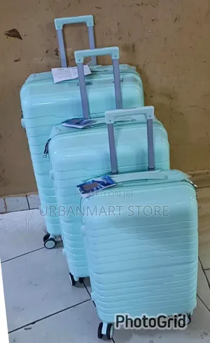 Unbreakable Rubber Suitcase 3-Piece Hard Shell Set 75cm 69cm 59cm