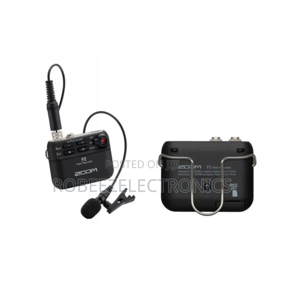 Zoom F2 Small-Sized Field Recorder With Lavalier Microphone