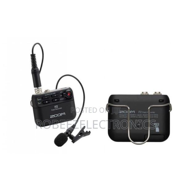 Zoom F2 Small-Sized Field Recorder With Lavalier Microphone