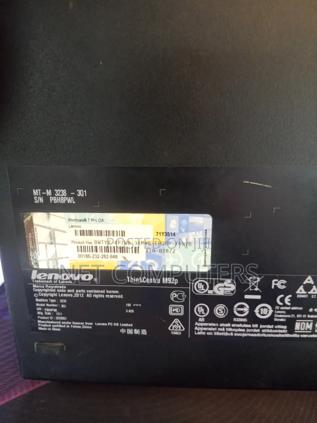 Desktop Computer Lenovo ThinkCentre M920s 8GB Intel Core i5 HDD 500GB