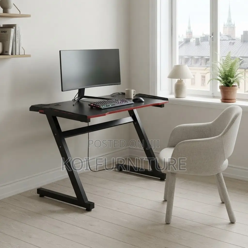 Office Desk; Ergonomic Home Commmercial Studio Gaming Desk