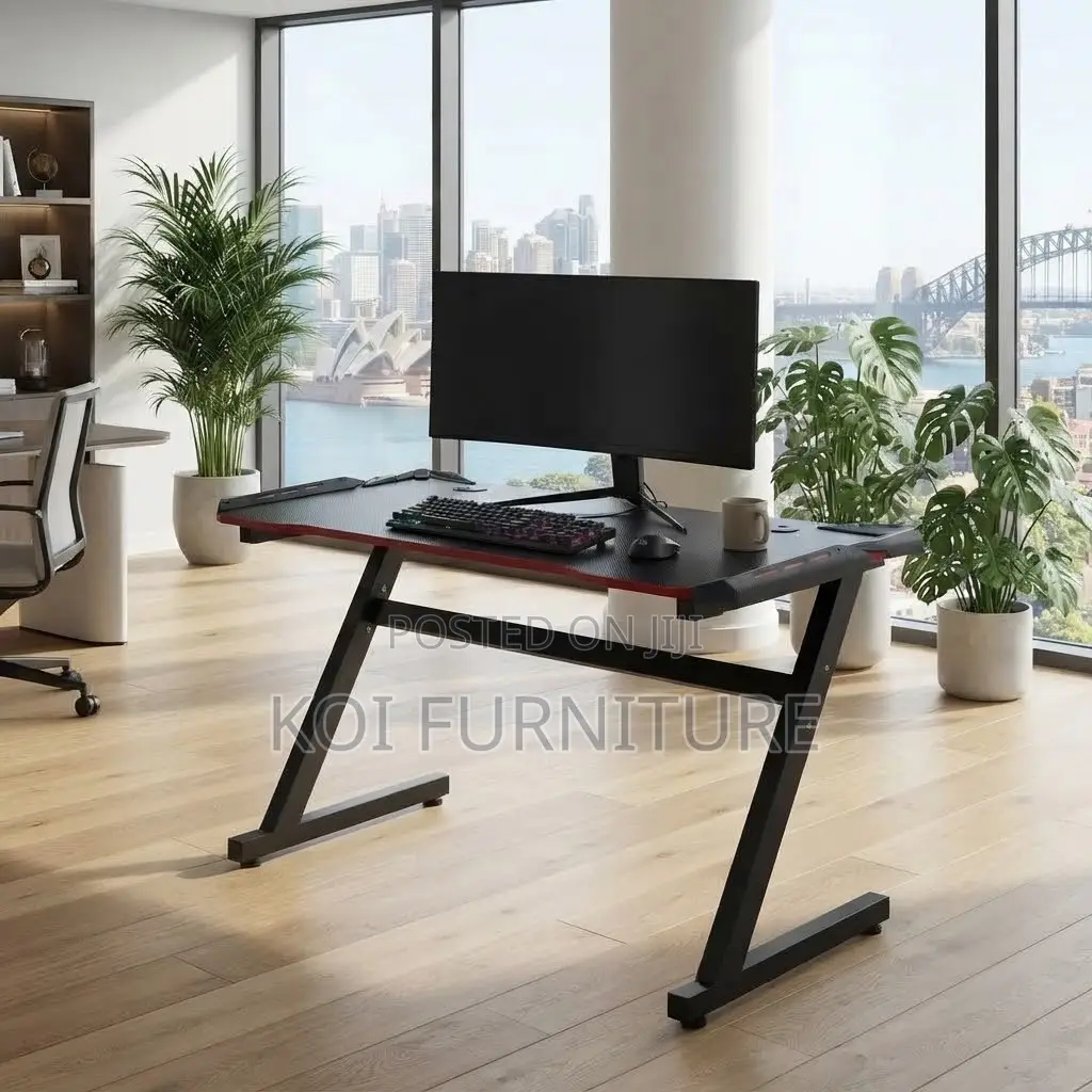 Office Desk; Ergonomic Home Commmercial Studio Gaming Desk