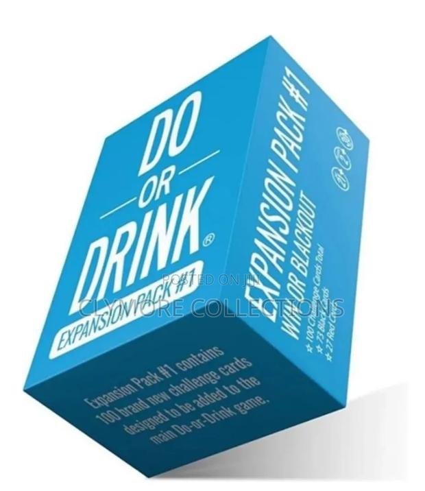 Do or Drink Card Game - Expansion Pack 1 2 Party Game