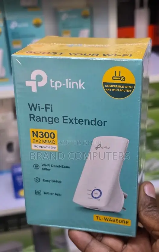 Wireless 300Mbps Universal Wi-Fi Range Extender Tplink TL-WA850RE