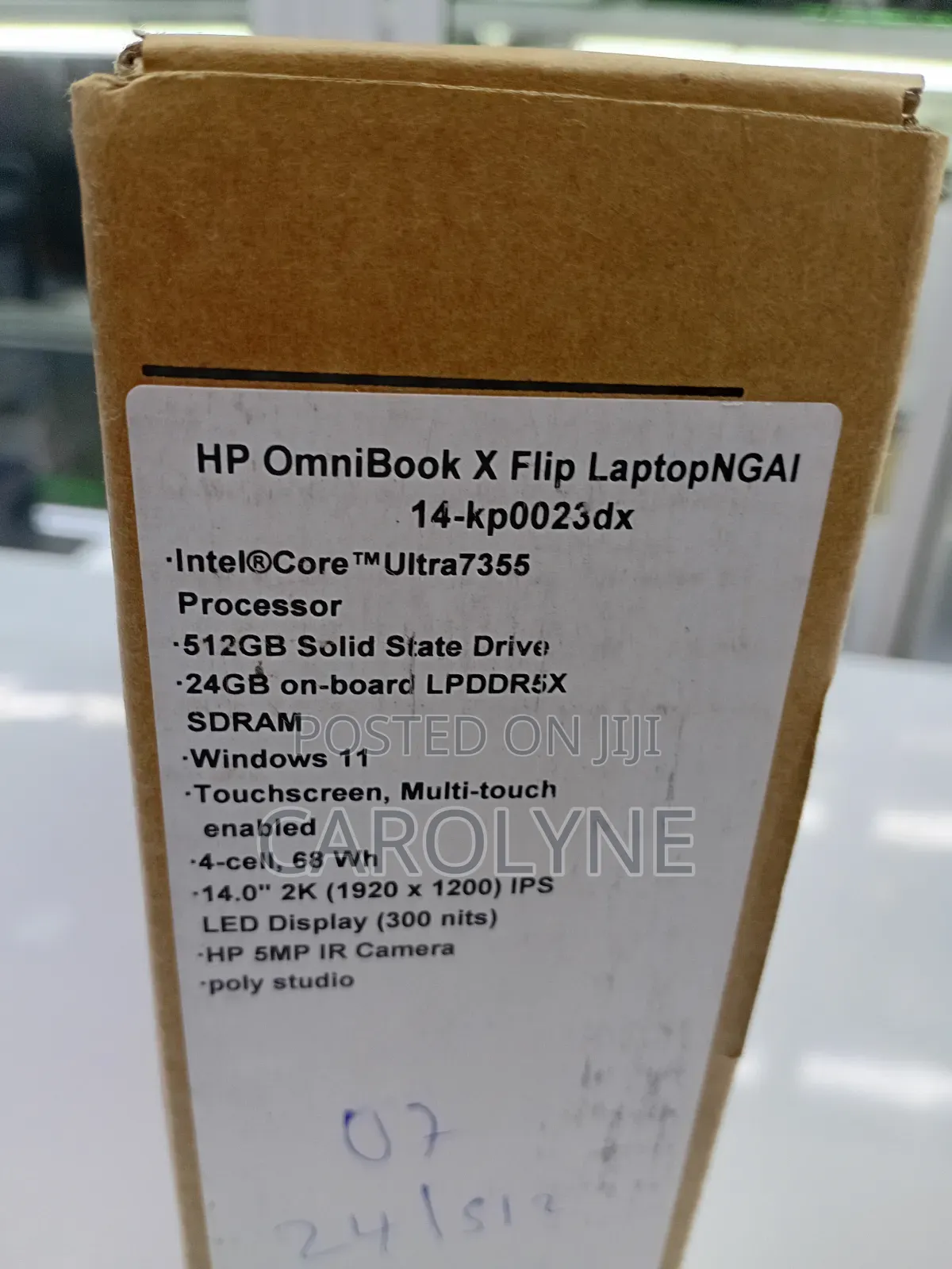 New Laptop HP OmniBook X Flip 14" 24GB Intel Core Ultra 7 SSD 512GB
