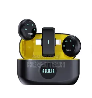 K31Pro Collar Clip Button Microphone for Clear Wireless Audio