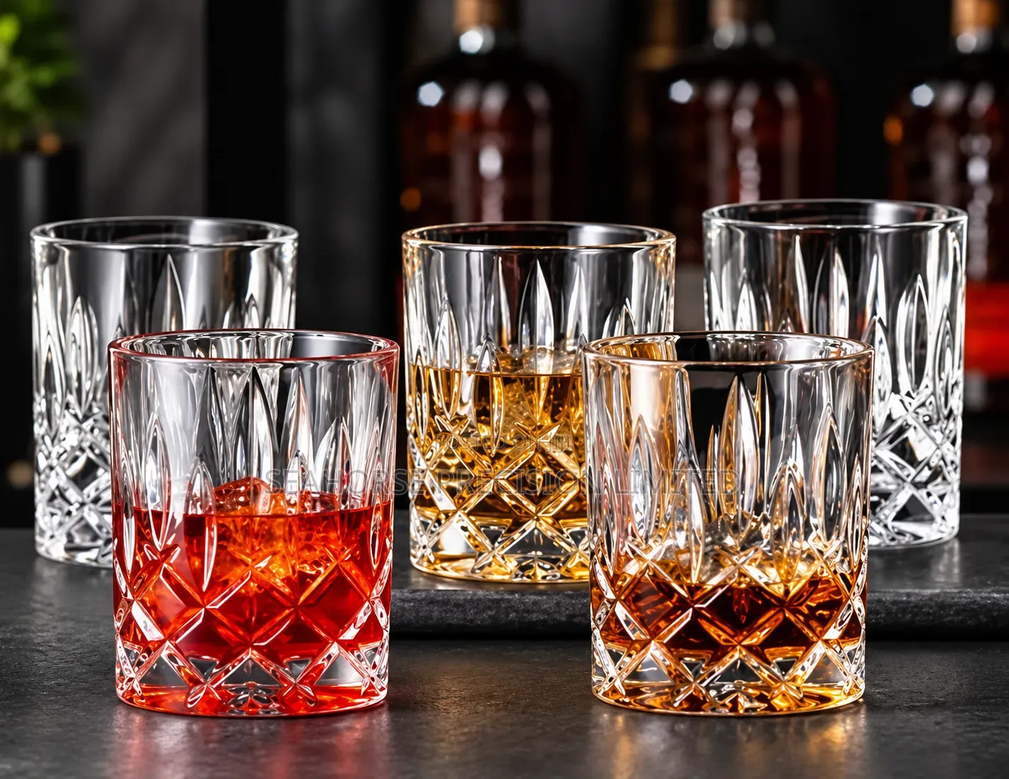 Premium Crystal Whiskey Glasses