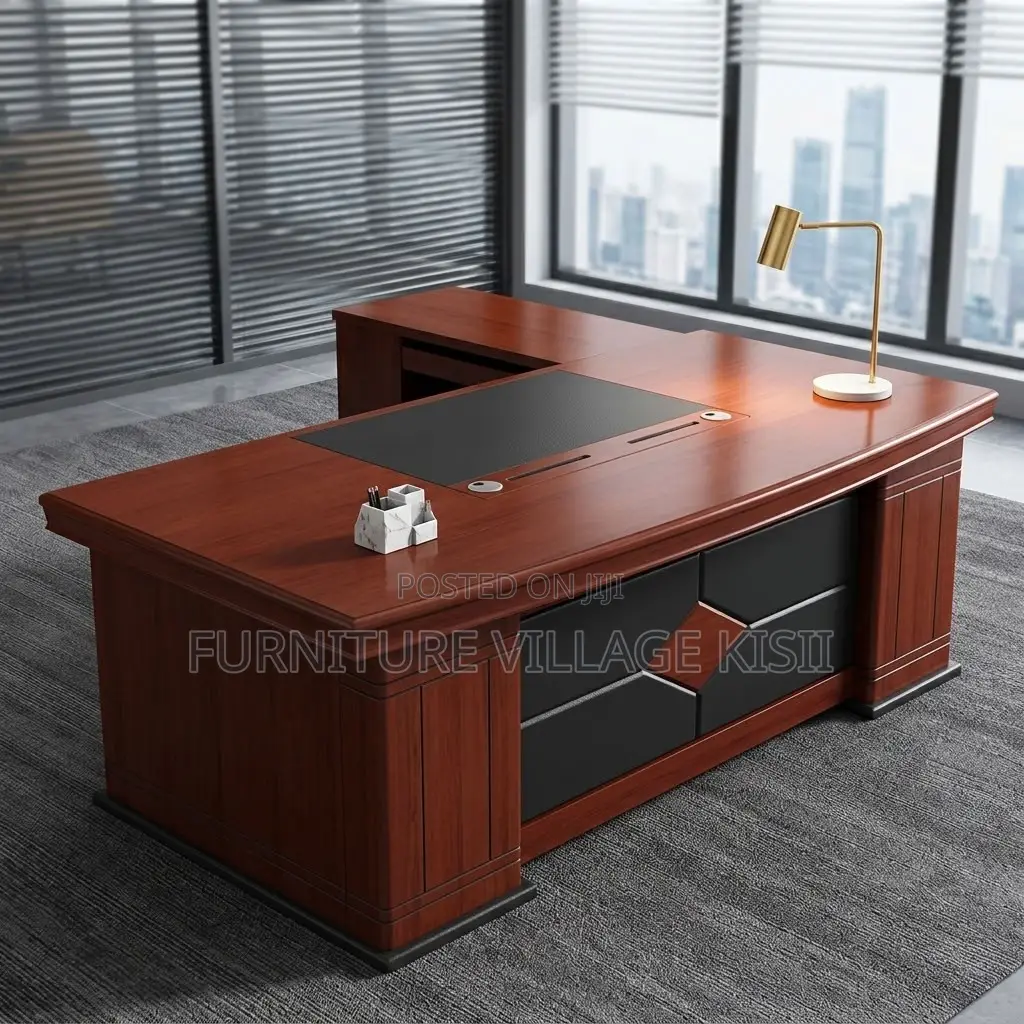 Office Desk ; Mahogany Executive Office Desk