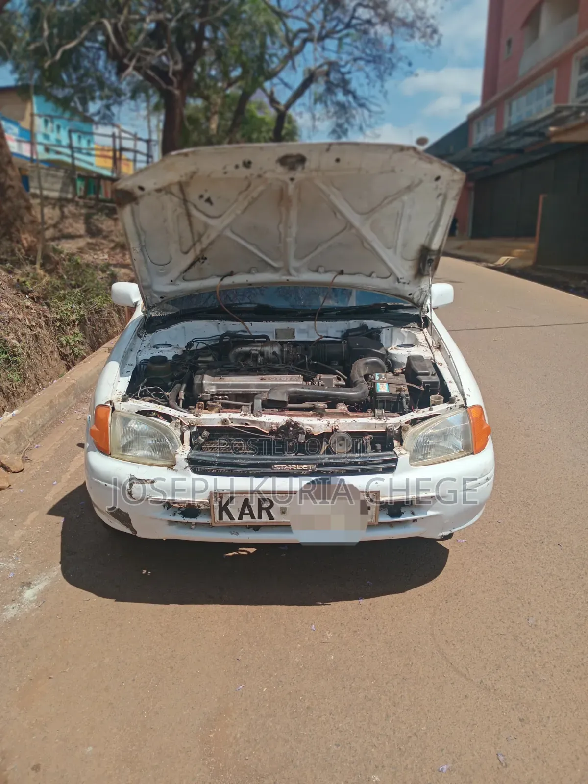 Toyota Starlet 1998 White