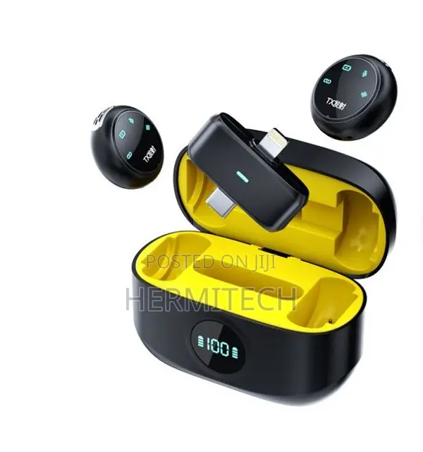 K31Pro Collar Clip Button Microphone for Hands Free Videos