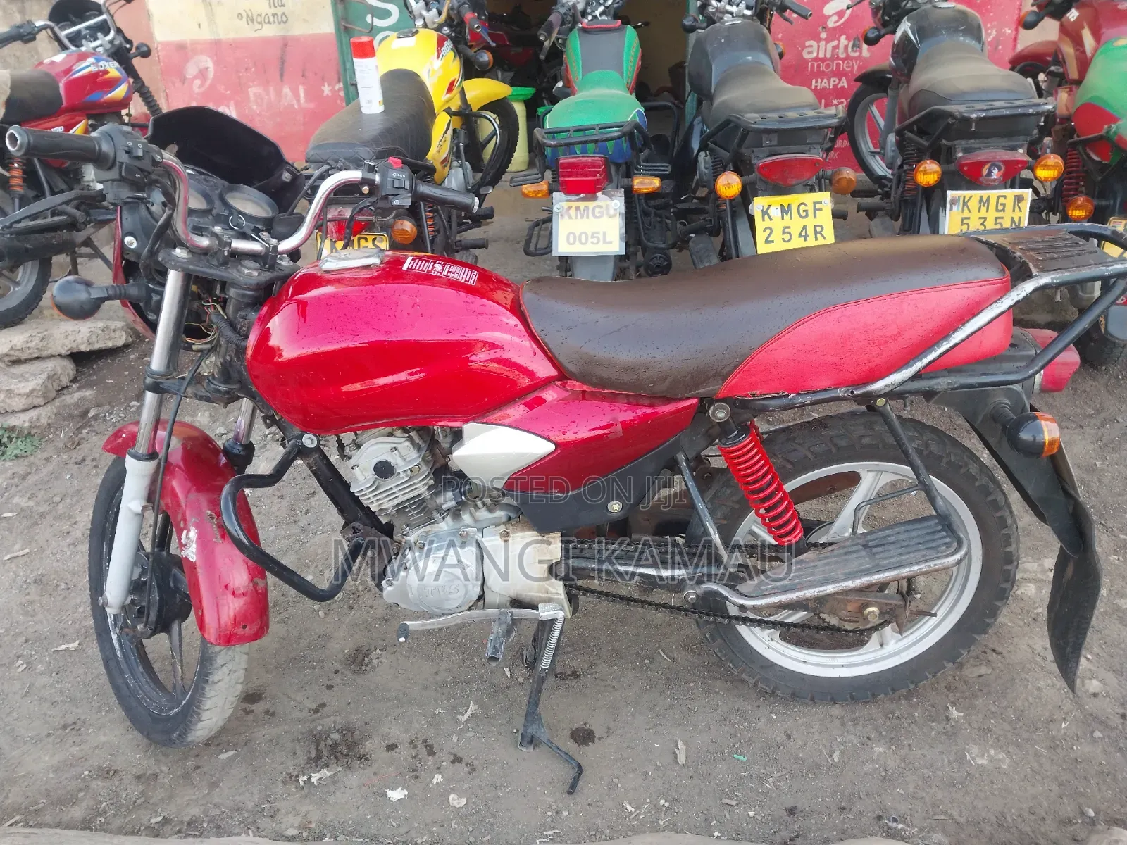TVS HLX Plus ES 2022 Red