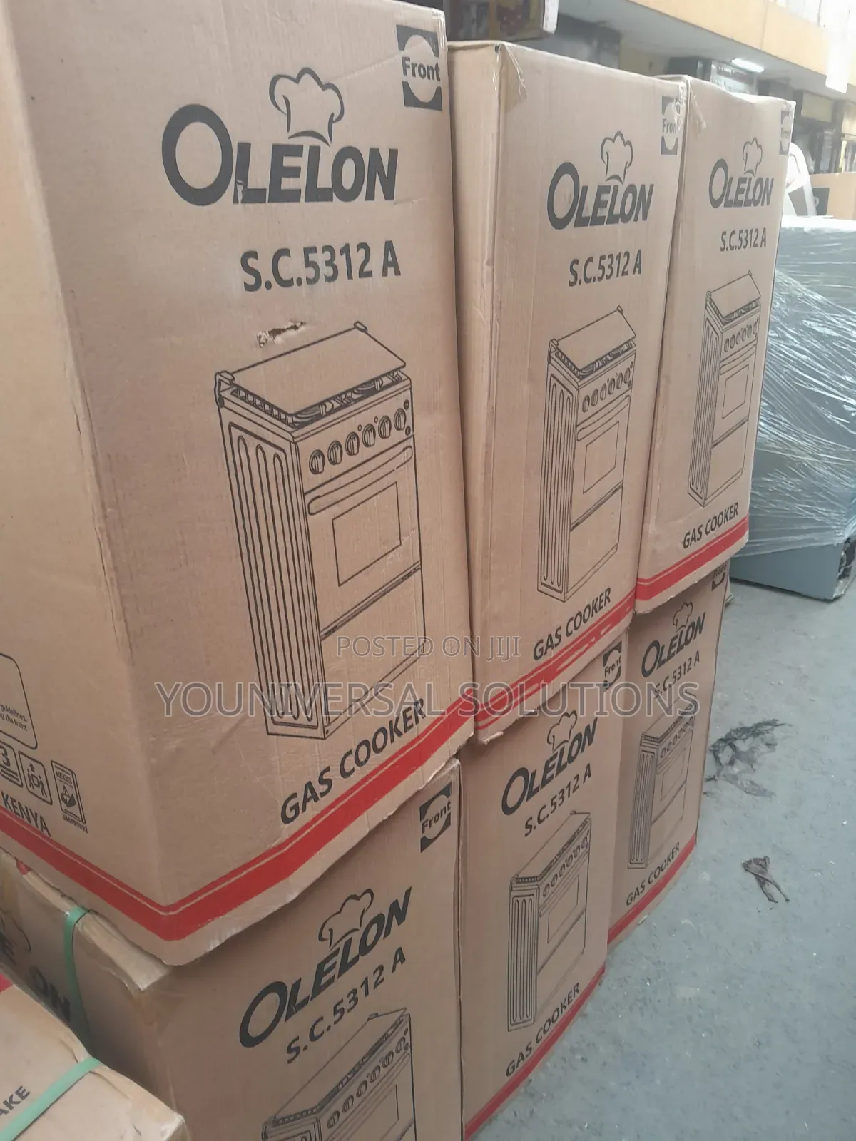 50cm*55cm Olelon Four Gas Standing Cooker
