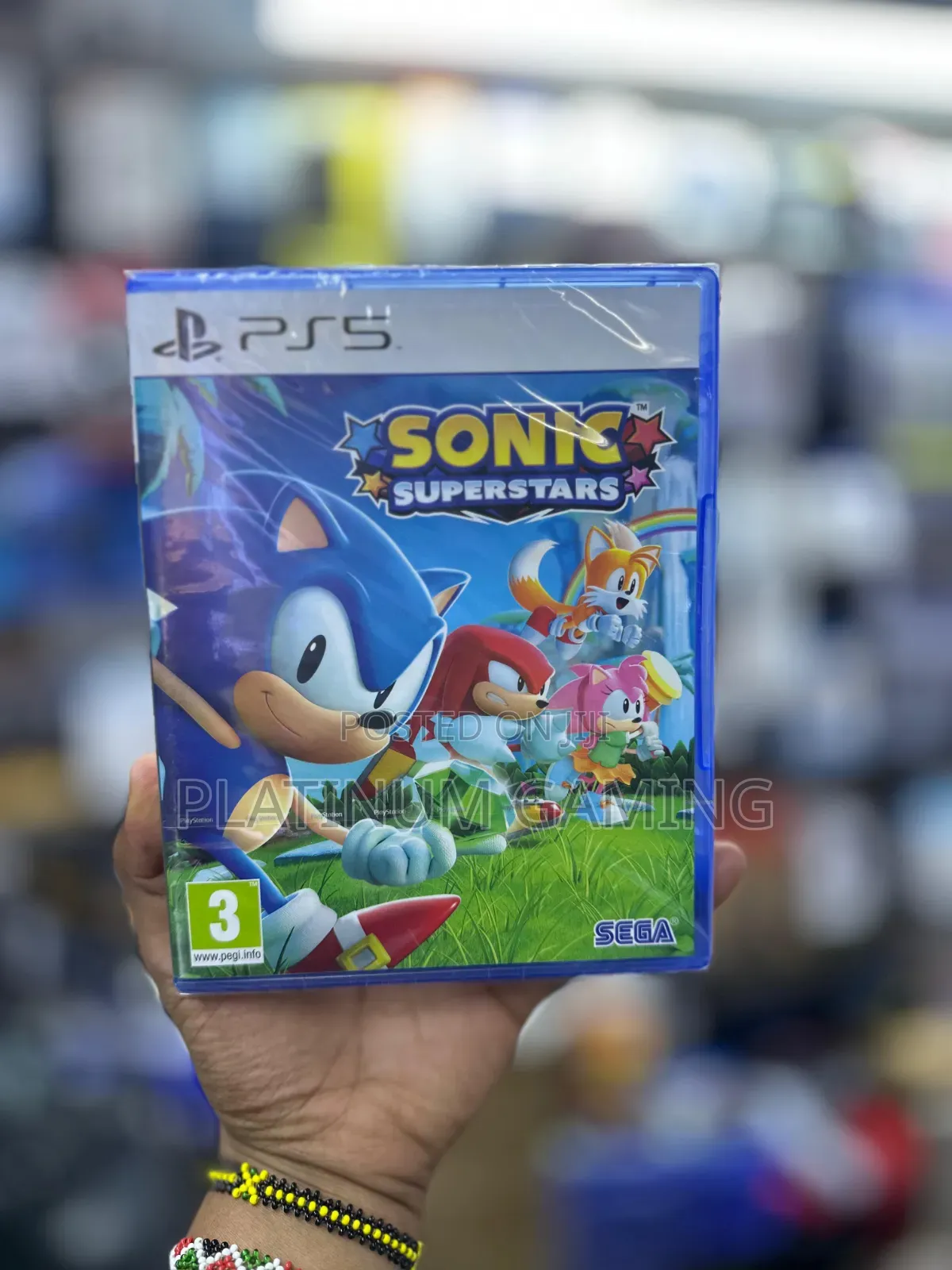 SONIC SUPERSTARS PS5 Game – 4 Player Co-Op Adventure (Physical Disc)