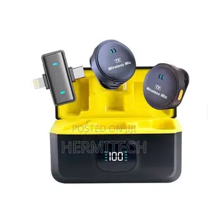 K31Pro Collar Clip Button Microphone for Interviews and Streaming