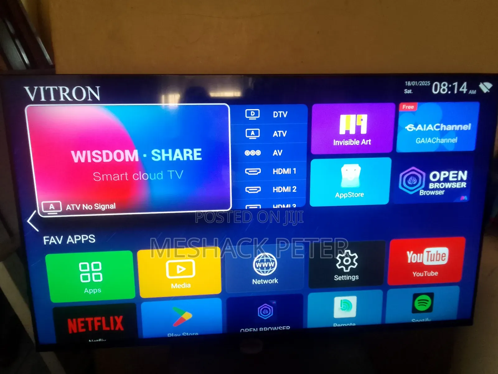 Vitron TV 43" Android,frameless