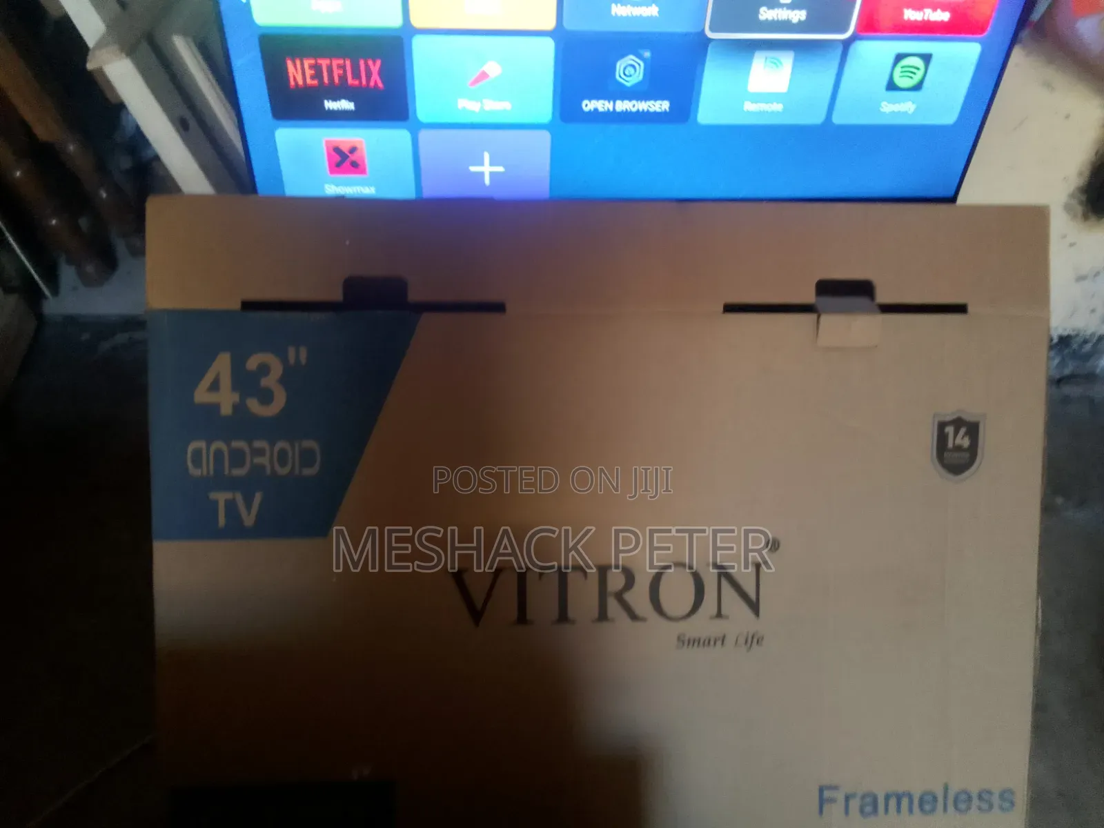 Vitron TV 43" Android,frameless