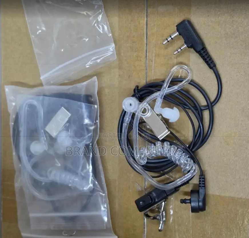 2pin FBI-Style Security Walkie Talkies Earpiece Earphone Mic