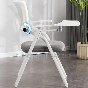 Office Chair ;White Foldable Office Chair