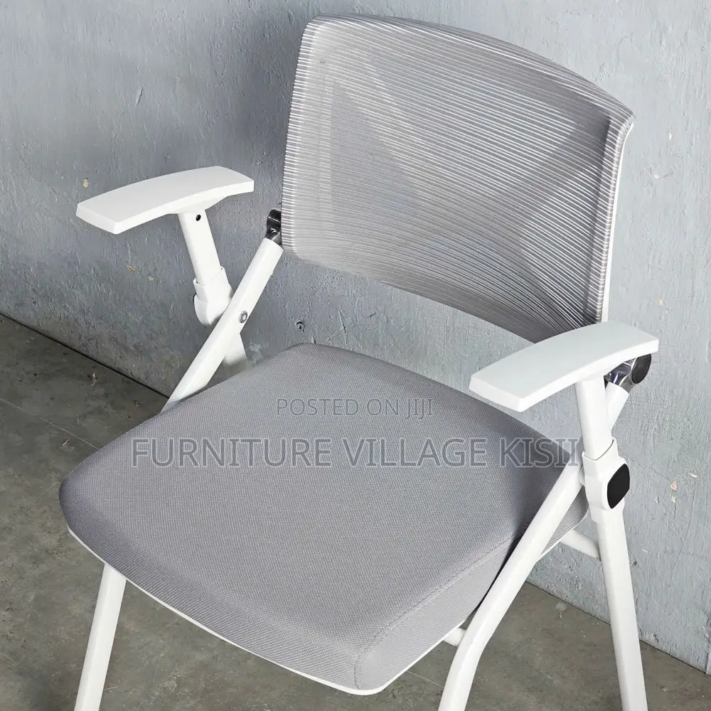 Office Chair ;White Foldable Office Chair