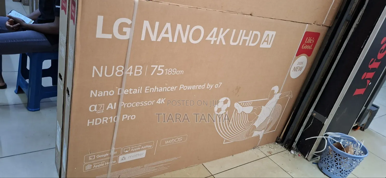 LG 75nu840b6la Smart TV, 75-Inch, Uhd, Nano, Led, With Built-Mm