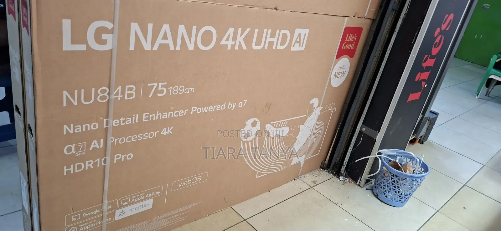LG 75nu840b6la Smart TV, 75-Inch, Uhd, Nano, Led, With Built-Mm