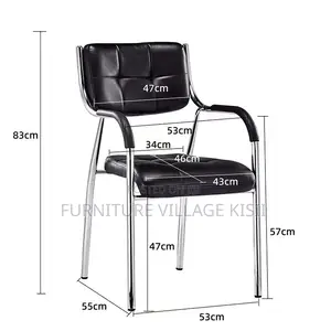 Office Chair; Black Catalina Office Chair