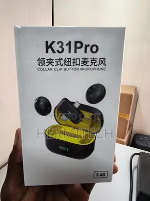 K31Pro Collar Clip Button Microphone Digital Battery Case
