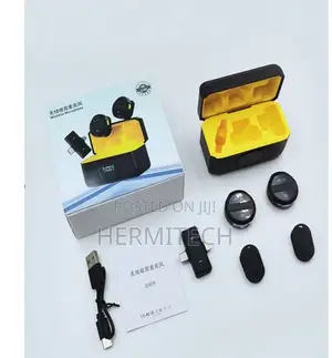 K31Pro Collar Clip Button Microphone for Vlogs and Reels