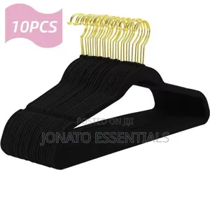 10 Piece Velvet Cloth Hangers