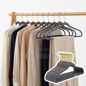 10 Piece Velvet Cloth Hangers