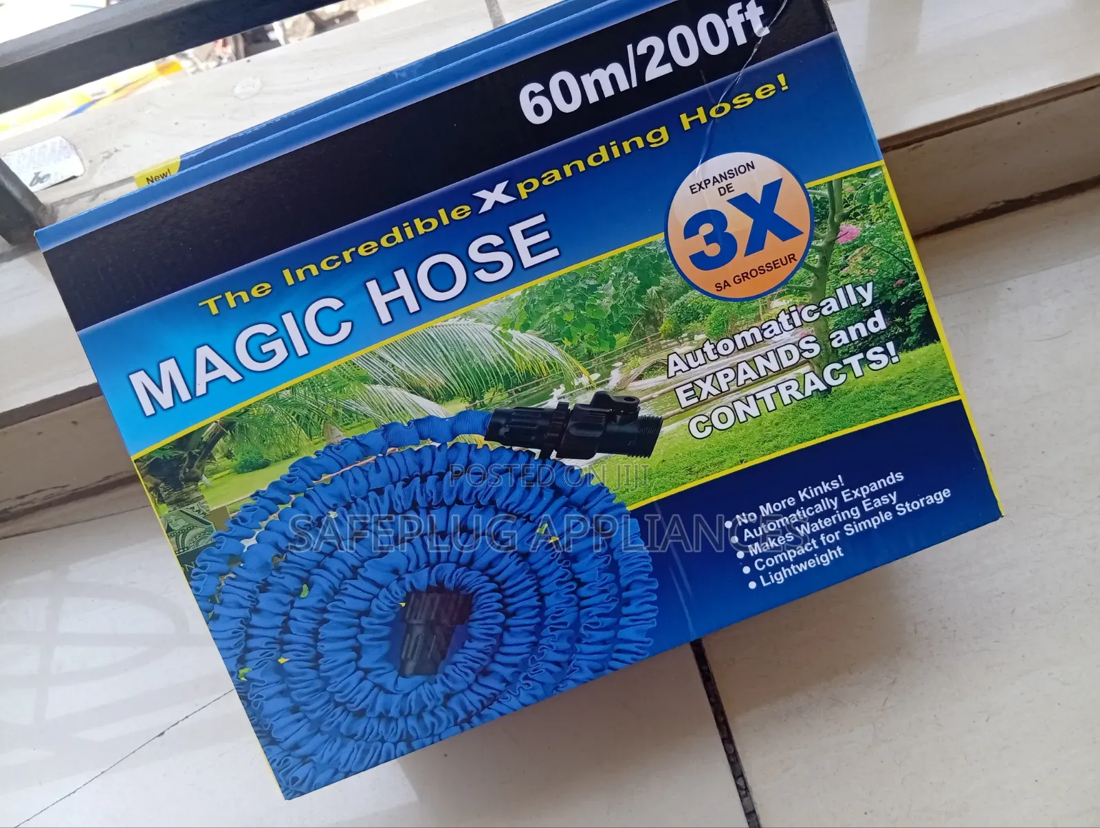 60 Metres Horse Pipe – Flexible Water Hose for Gardening Cleaning