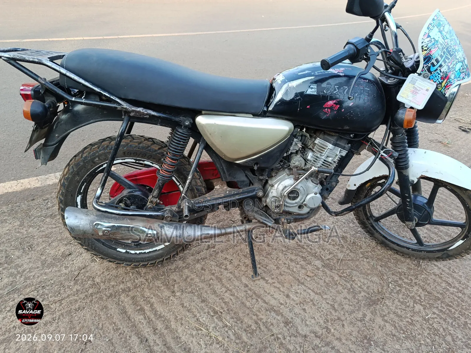 Bajaj Boxer 2017 Black