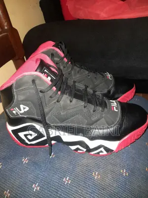 FILA Men’s Black High Top Basketball Shoes