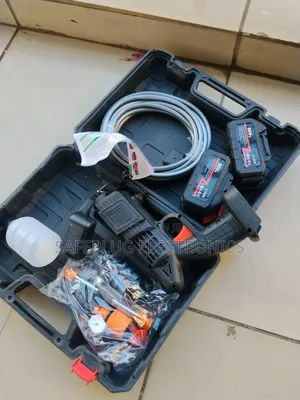 96V Cordless High-Pressure Car Washer Gun Kit + 2 Batteries