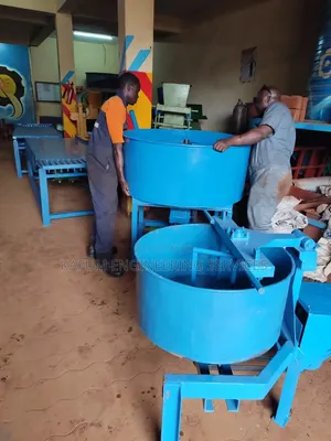 Colour/Oxides Pan Mixer Machine