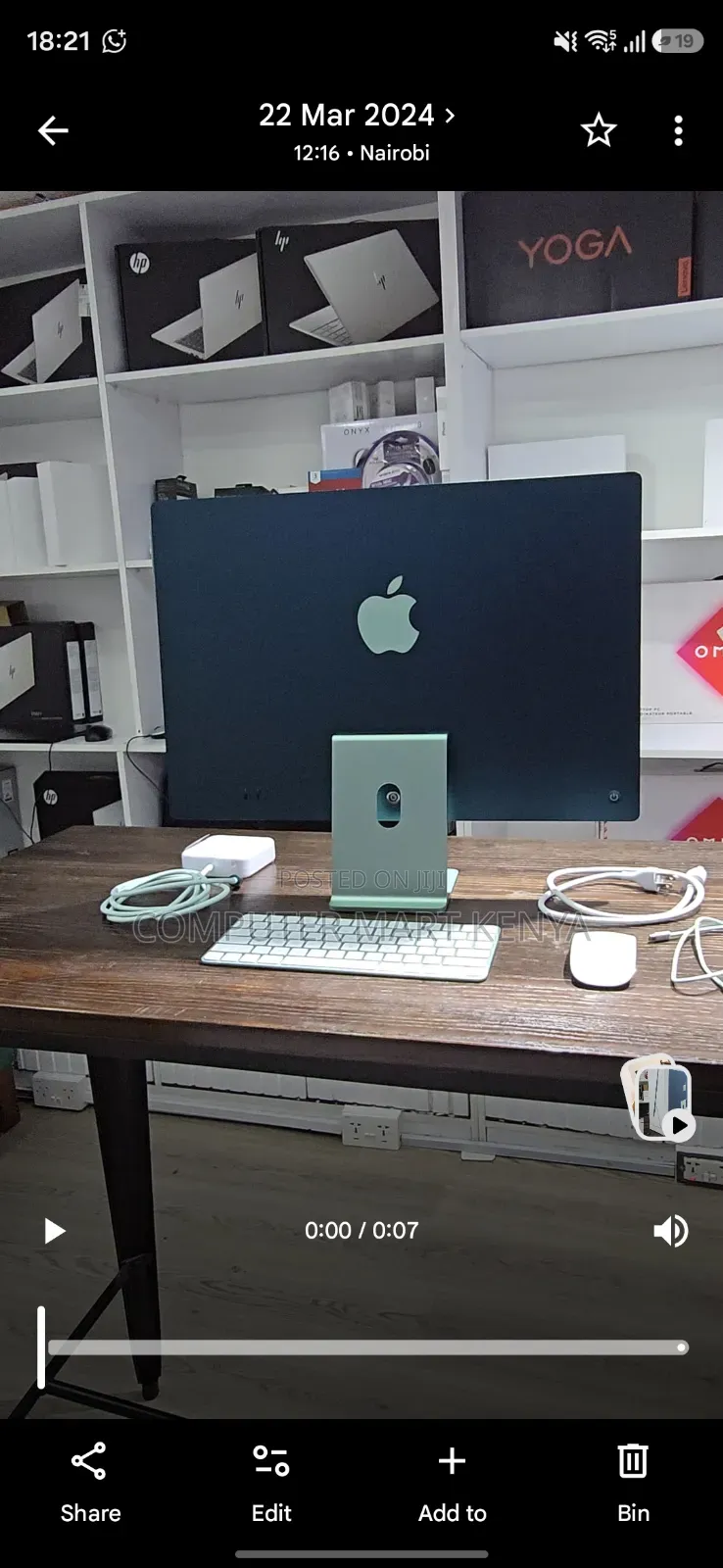 New Desktop Computer Apple iMac M4 24GB Apple M4 SSD 1T